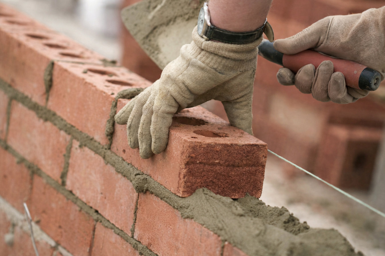 Brick wall installation in Hayward, CA